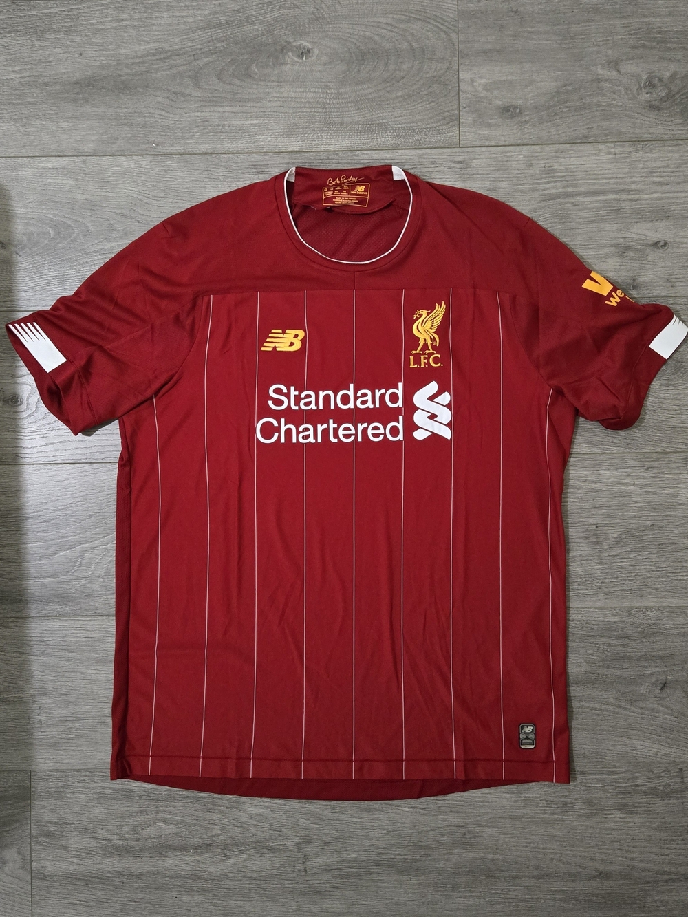 Liverpool 2019-2020 Jersey Bob Paisley Men's XL - New Balance